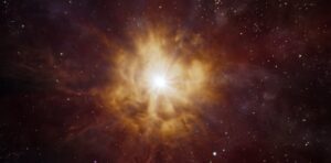 Immagine di una stella Wolf Rayet – potenzialmente prima di collassare in un buco nero