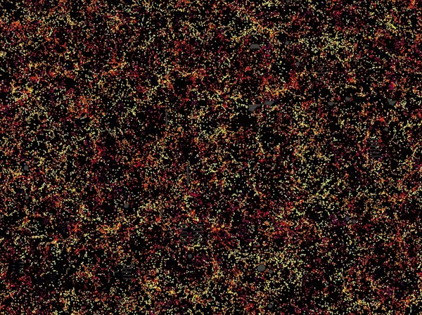 mappa tridimensionale di 1,2 milioni di galassie per comprendere le misteriose proprietà dell'energia oscura e i suoi effetti sull'accelerazione dell'espansione dell'universo