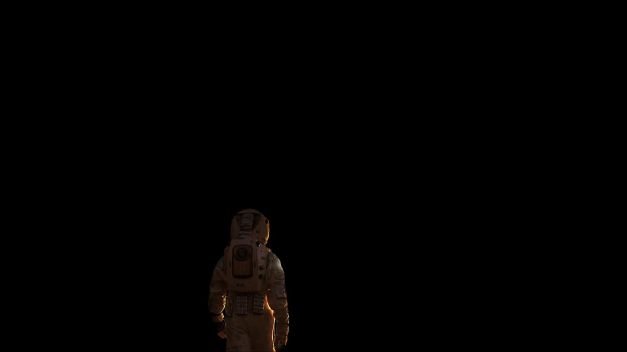 astronauta nel vuoto