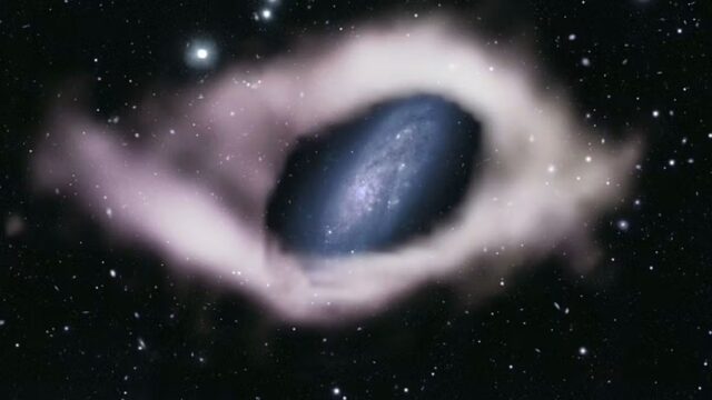 Scoperta una rara ‘galassia ad anello polare’