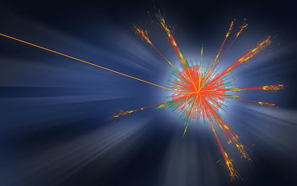 Simulazione della creazione di un micro buco nero all'LHC